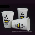 Kundengerechte Einweg-Einzelwand-heiße Kaffeetasse